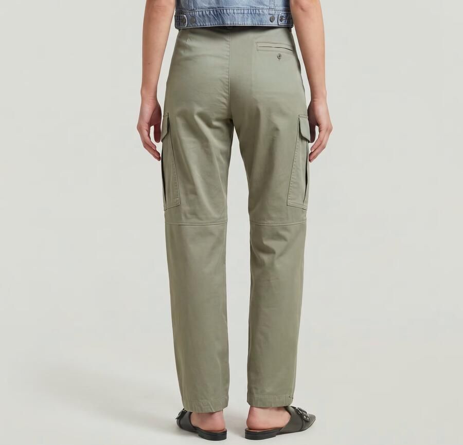 G-Star RAW Loose Cargobroek Groen Dames - Foto 5