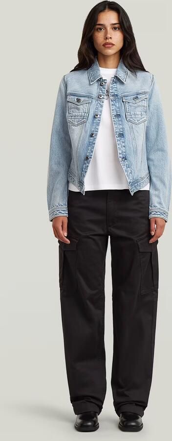 G-Star RAW Loose Cargobroek Zwart Dames - Foto 7