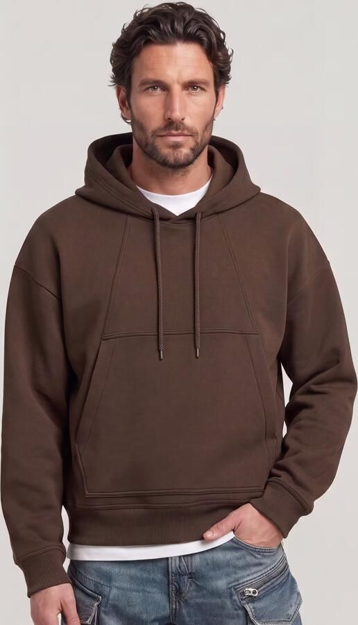 G-Star RAW Loose Hoodie Bruin Heren - Foto 6