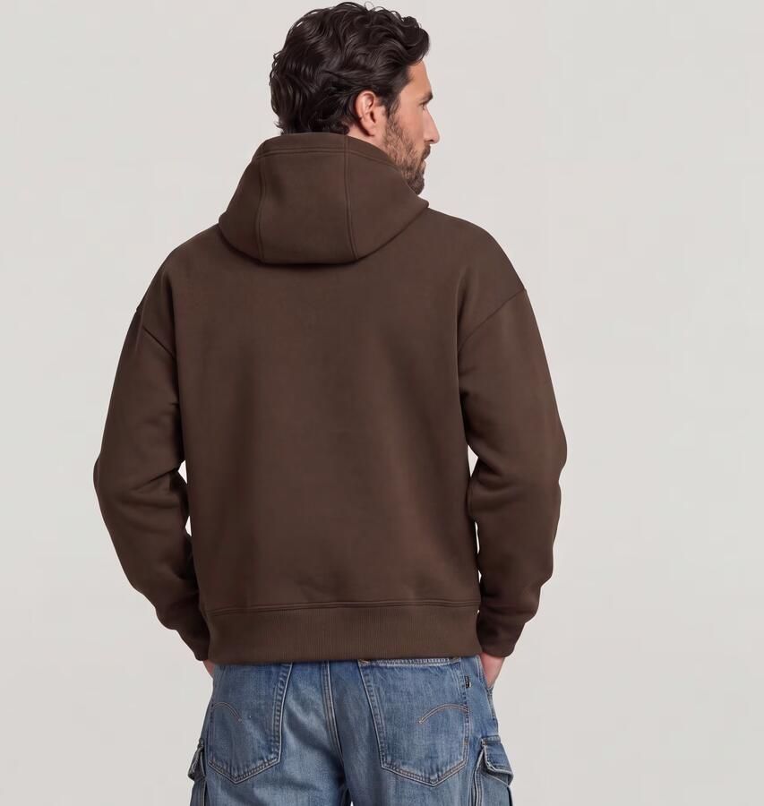 G-Star RAW Loose Hoodie Bruin Heren - Foto 3