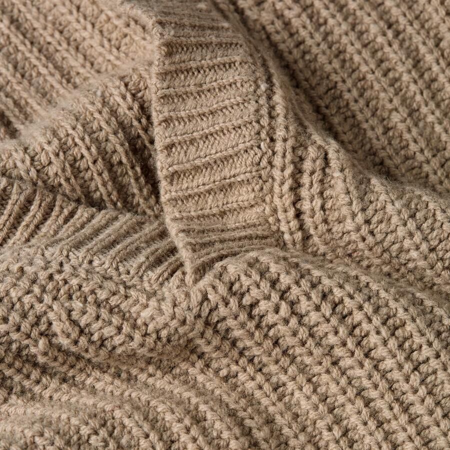 G-Star RAW Loose Polo Heavy Knitted Beige Dames - Foto 5