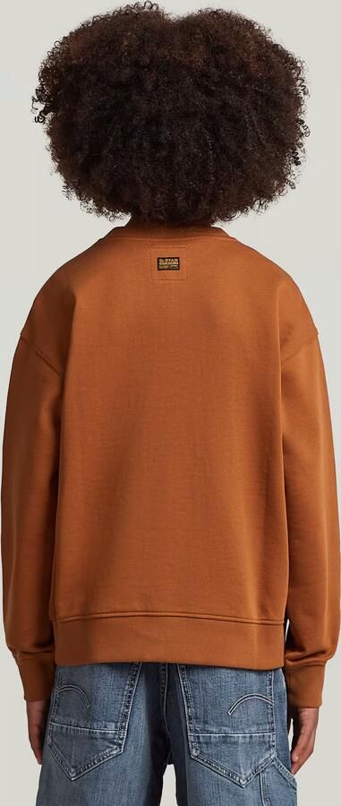 G-Star RAW Loose Sweater Jongens Bruin jongens - Foto 4