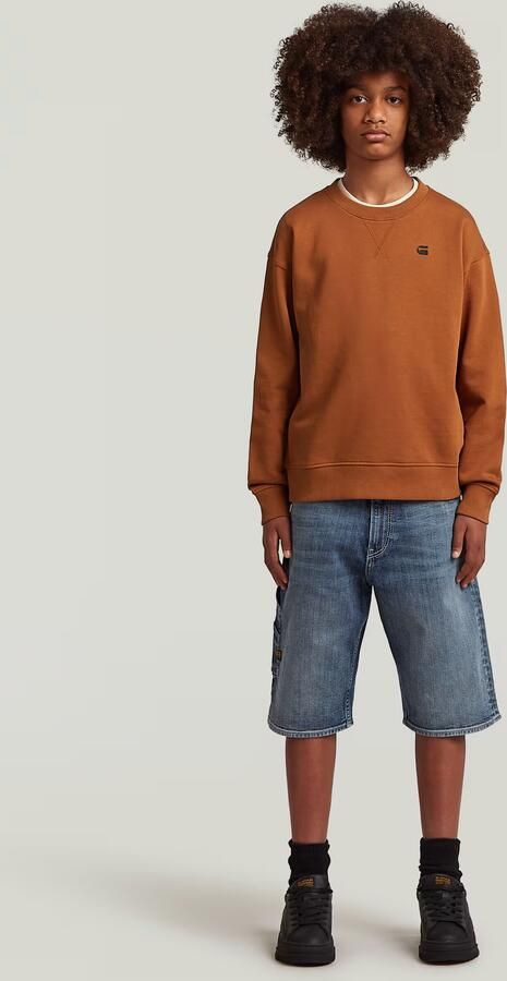 G-Star RAW Loose Sweater Jongens Bruin jongens - Foto 3