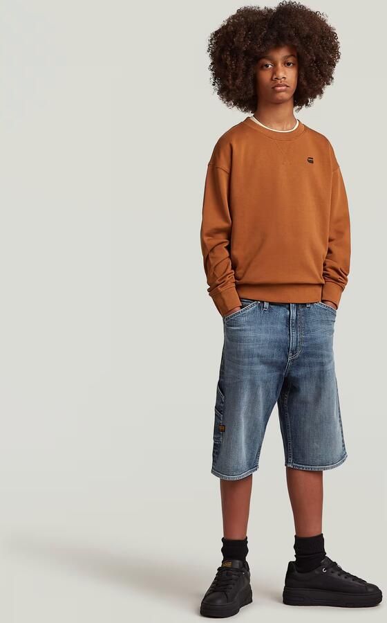 G-Star RAW Loose Sweater Jongens Bruin jongens - Foto 2