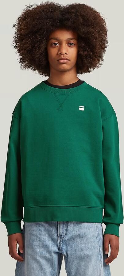 G-Star RAW Loose Sweater Jongens Groen jongens - Foto 5