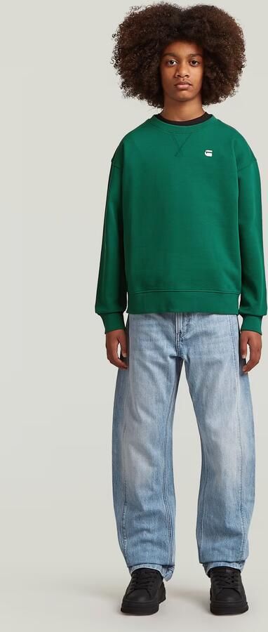 G-Star RAW Loose Sweater Jongens Groen jongens - Foto 4