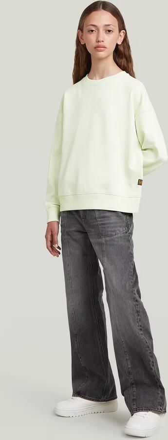 G-Star RAW Loose Sweater Meisjes Groen meisjes - Foto 5