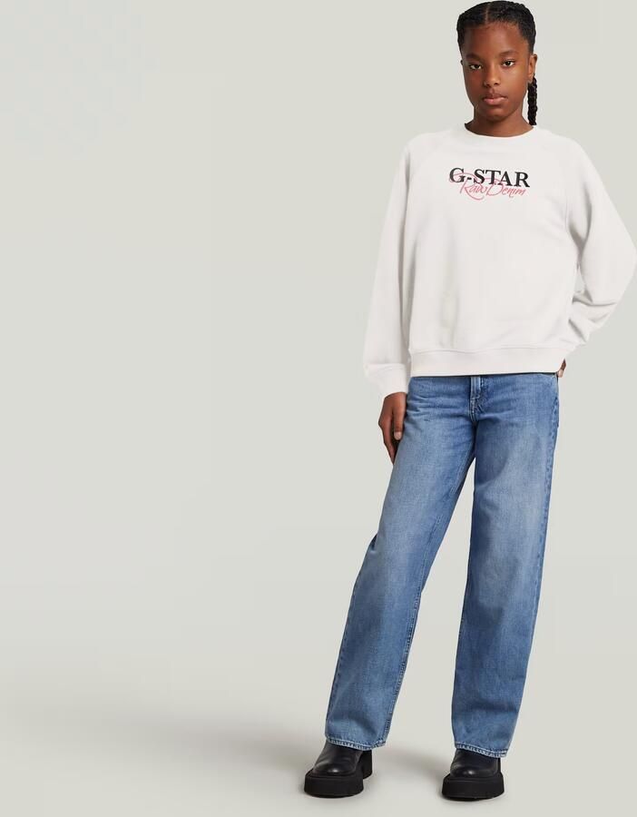 G-Star RAW Loose Sweater Meisjes Wit meisjes - Foto 2