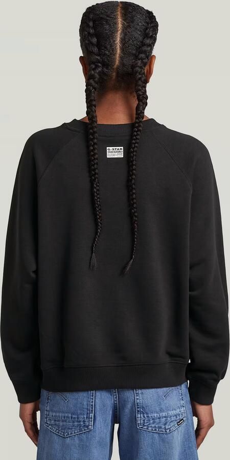G-Star RAW Loose Sweater Meisjes Zwart meisjes - Foto 4