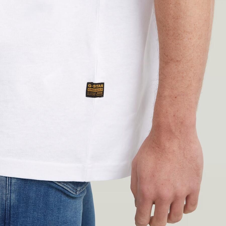 G-Star RAW Loose T-Shirt Boxy Wit Heren