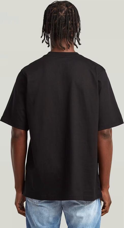 G-Star RAW Loose T-Shirt Boxy Zwart Heren - Foto 3