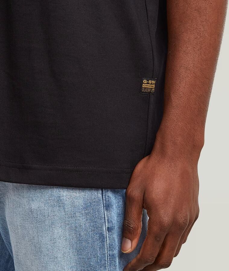 G-Star RAW Loose T-Shirt Boxy Zwart Heren - Foto 2