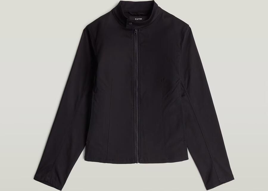 G-Star Raw Slim fit bikerjack met labeldetail model 'Lynn' - Foto 6