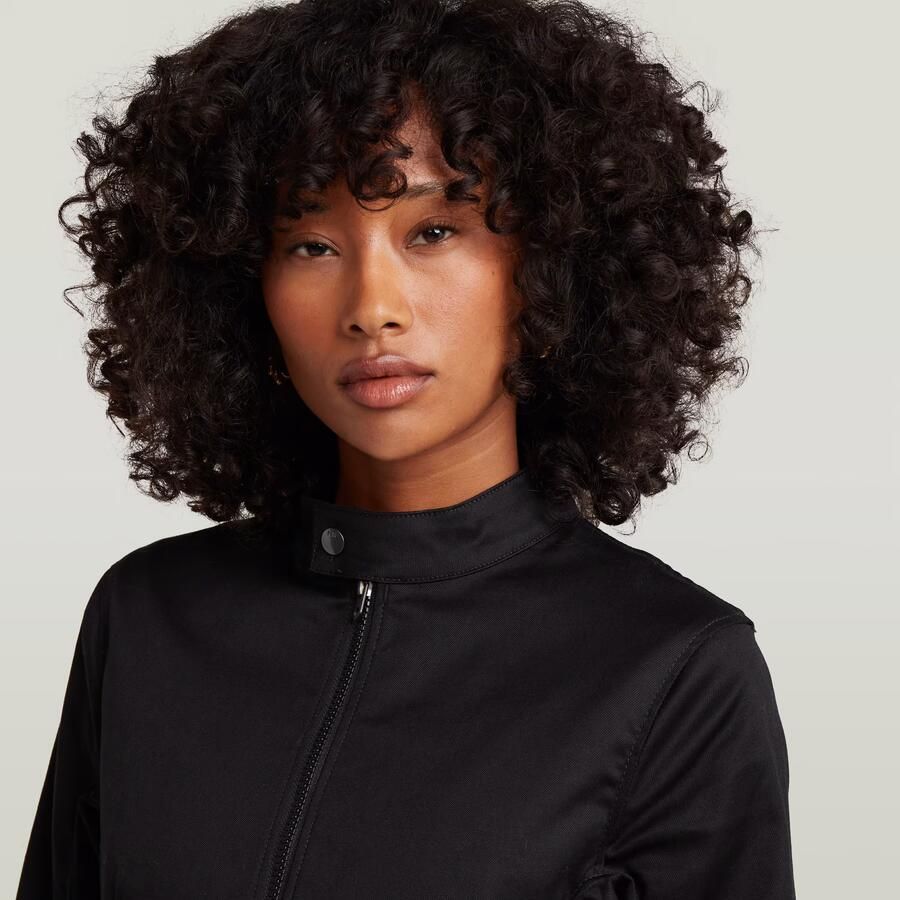 G-Star Raw Slim fit bikerjack met labeldetail model 'Lynn' - Foto 3