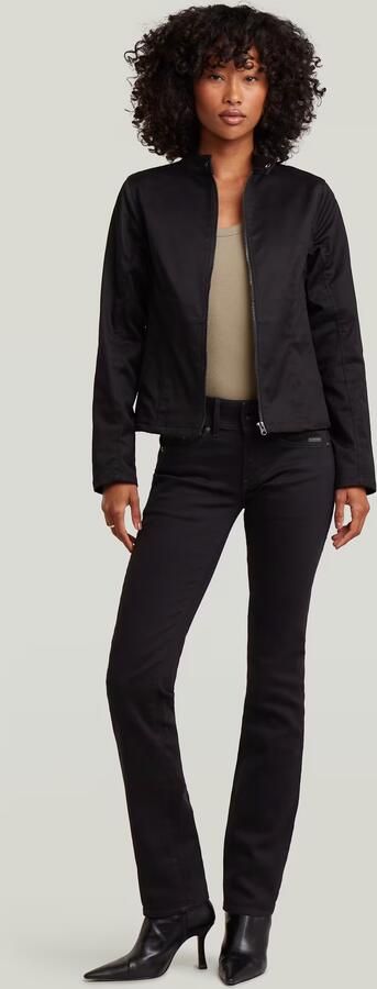 G-Star Raw Slim fit bikerjack met labeldetail model 'Lynn' - Foto 7