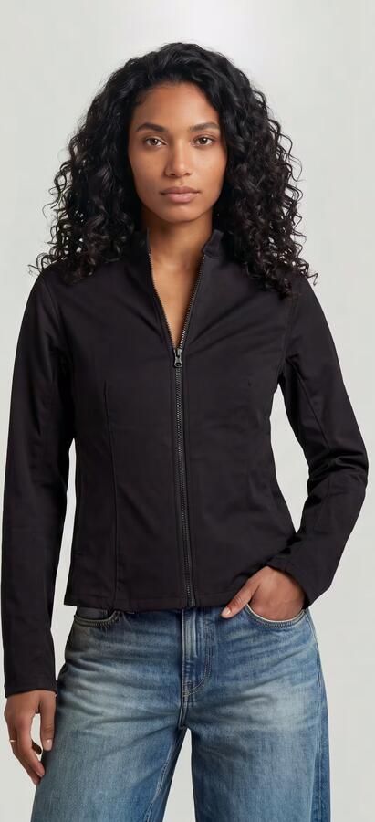 G-Star RAW Lynn Biker Jack Zwart Dames - Foto 6