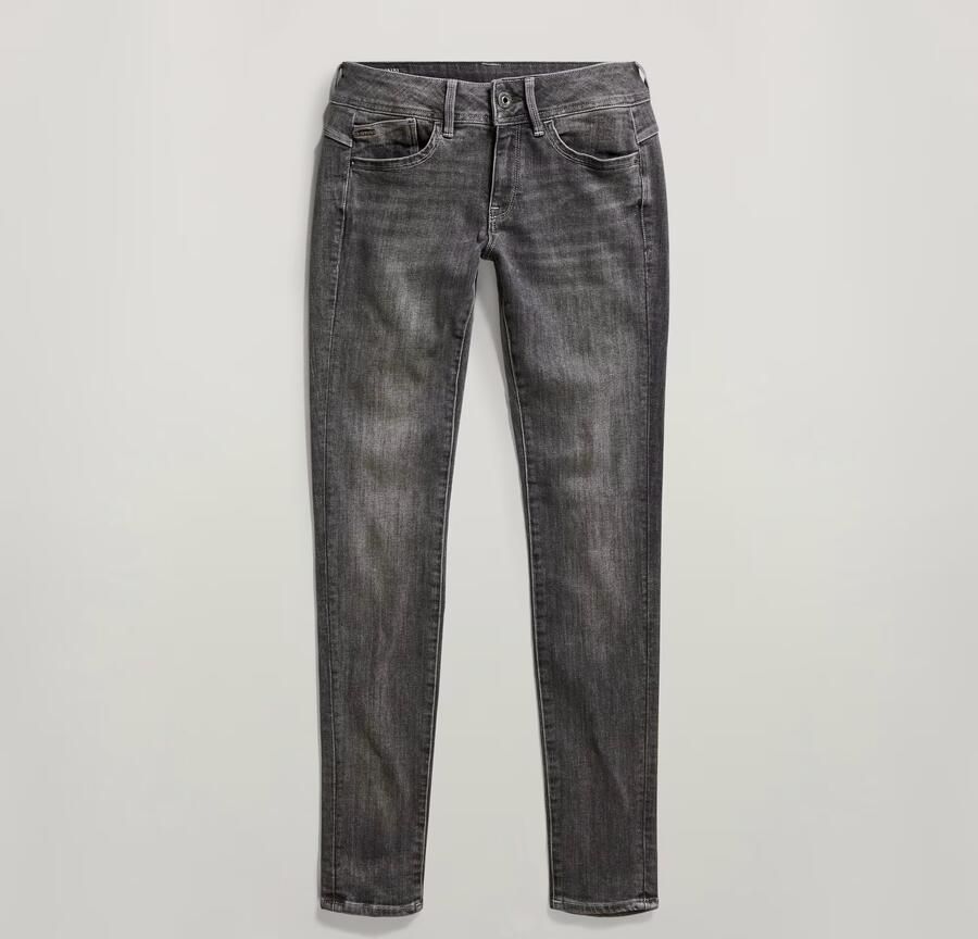 G-Star RAW Lynn Mid Skinny Jeans Grijs Dames - Foto 4
