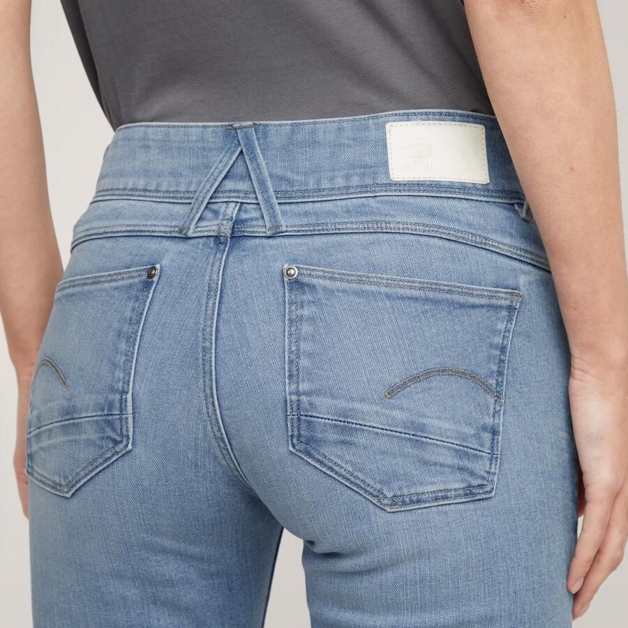 G-Star RAW Lynn Mid Skinny Jeans Midden blauw Dames - Foto 2