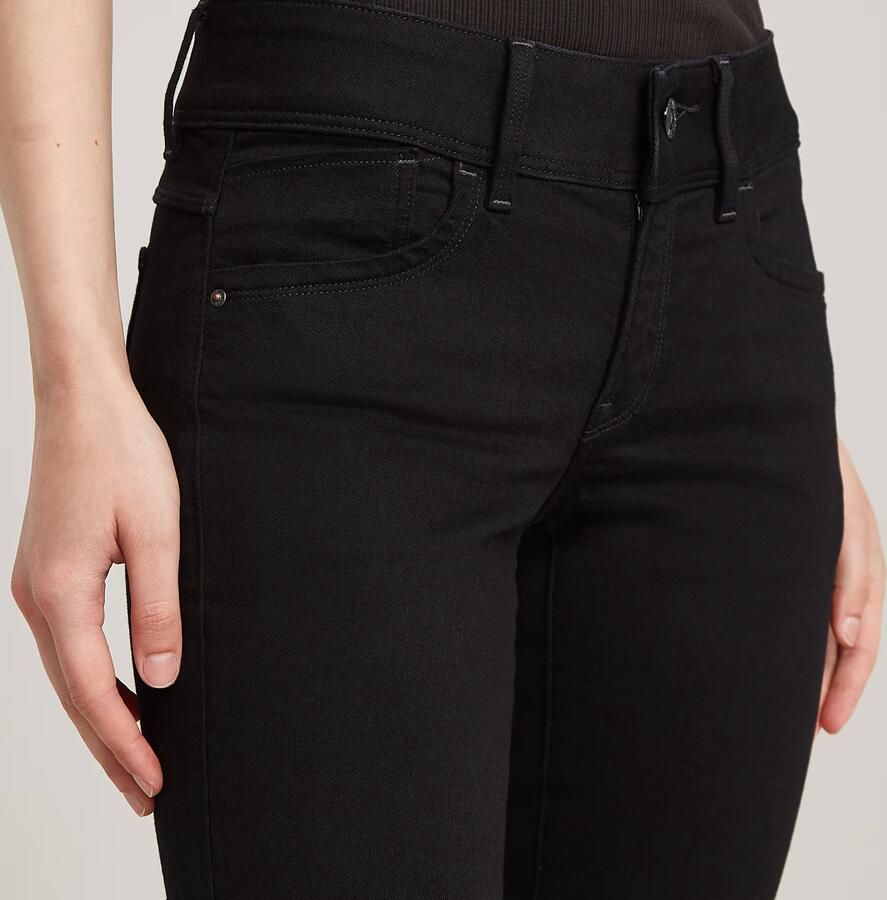 G-Star RAW Lynn Mid Skinny Jeans Zwart Dames - Foto 5