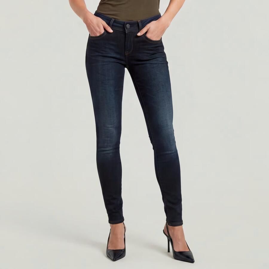 G-Star RAW Skinny fit jeans Ly Mid Waist Skinny moderne versie van het klassieke 5-pocket-design - Foto 7