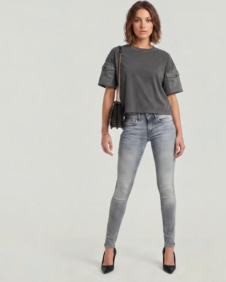 G-Star RAW Skinny fit jeans Lynn Mid Waist Skinny - Foto 12