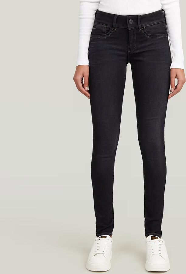 G-Star RAW Lynn Skinny Jeans II Grijs Dames - Foto 6