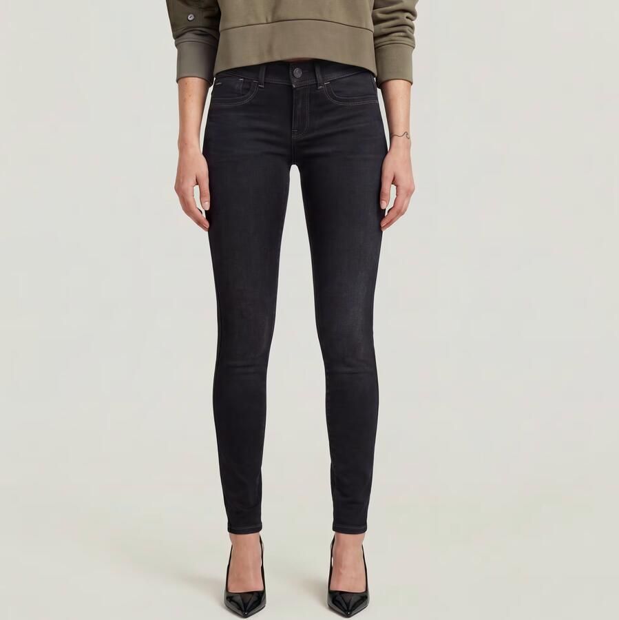 G-Star RAW Lynn Skinny Jeans II Grijs Dames - Foto 3