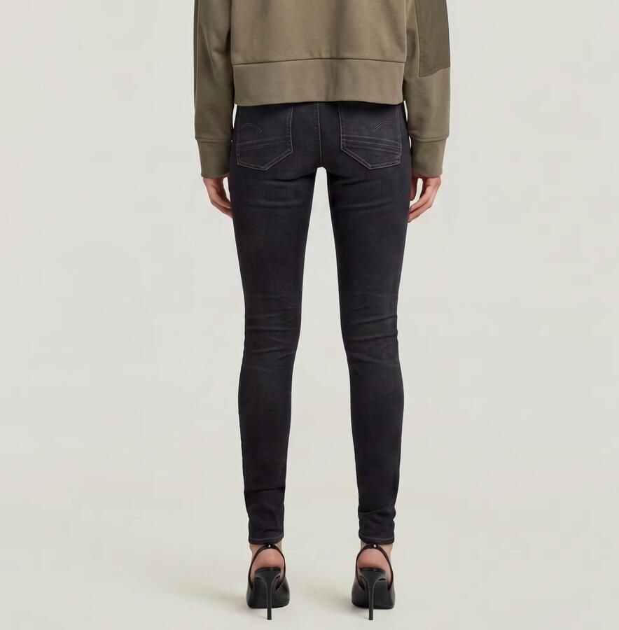G-Star RAW Lynn Skinny Jeans II Grijs Dames - Foto 5