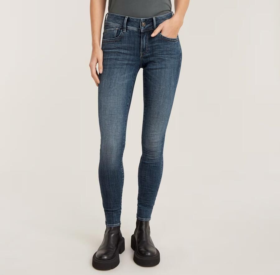G-Star Raw Super skinny fit jeans met viscose model 'Lynn' - Foto 9