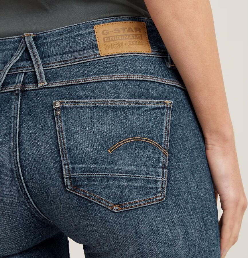 G-Star Raw Super skinny fit jeans met viscose model 'Lynn' - Foto 7