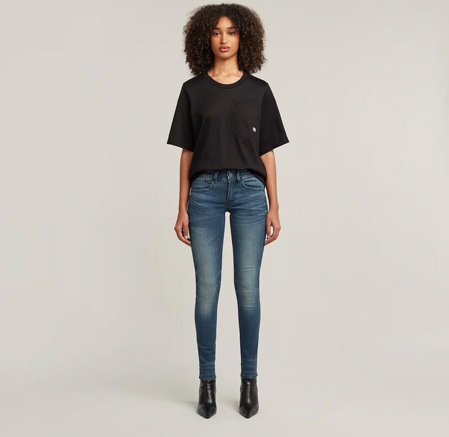 G-Star RAW Skinny fit jeans Ly Mid Waist Skinny moderne versie van het klassieke 5-pocket-design - Foto 8