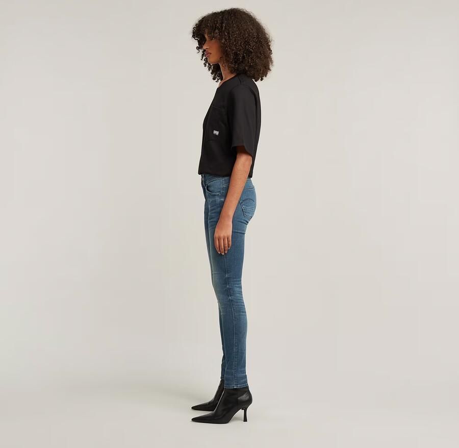 G-Star RAW Skinny fit jeans Ly Mid Waist Skinny moderne versie van het klassieke 5-pocket-design - Foto 7