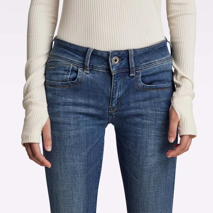 G-Star Raw Super skinny fit jeans met viscose model 'Lynn' - Foto 7