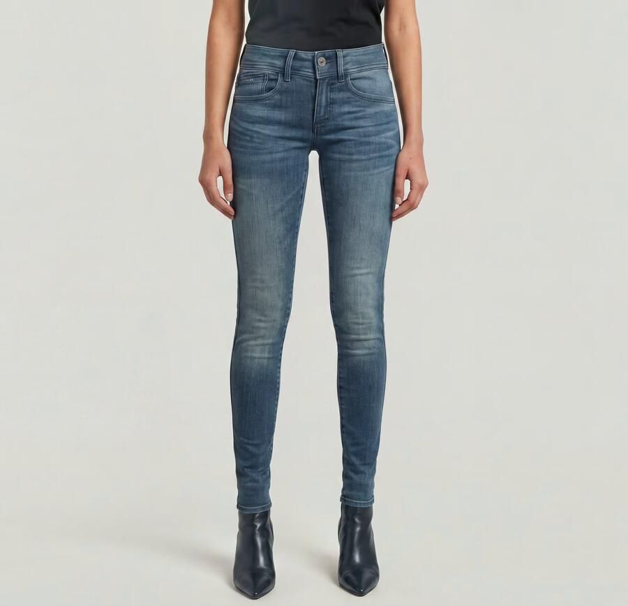 G-Star RAW Skinny fit jeans Ly Mid Waist Skinny moderne versie van het klassieke 5-pocket-design - Foto 12