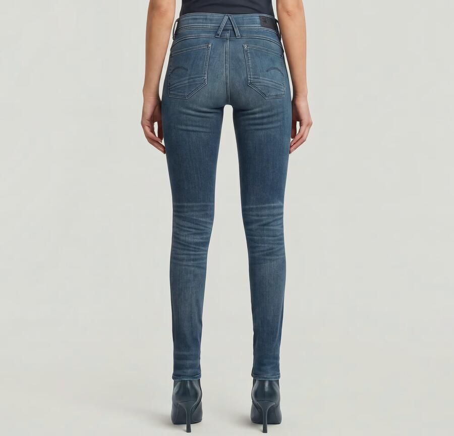 G-Star RAW Skinny fit jeans Ly Mid Waist Skinny moderne versie van het klassieke 5-pocket-design - Foto 14