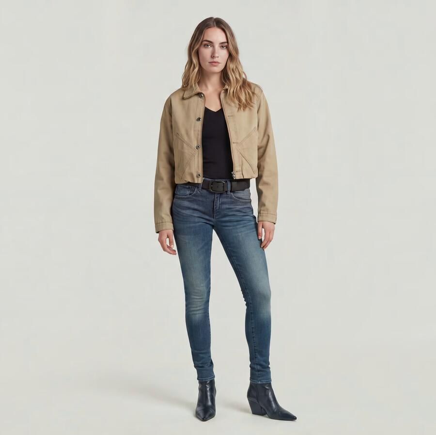 G-Star RAW Skinny fit jeans Ly Mid Waist Skinny moderne versie van het klassieke 5-pocket-design - Foto 9