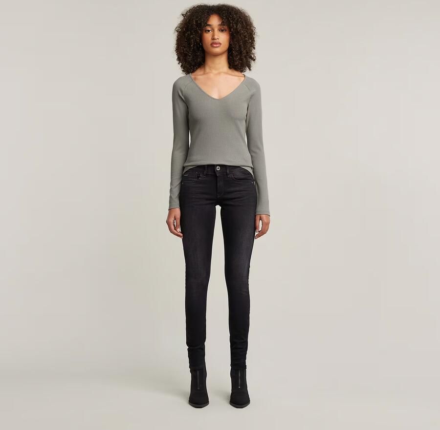 G-Star RAW Skinny fit jeans Mid Waist Skinny met elastaan-aandeel - Foto 11