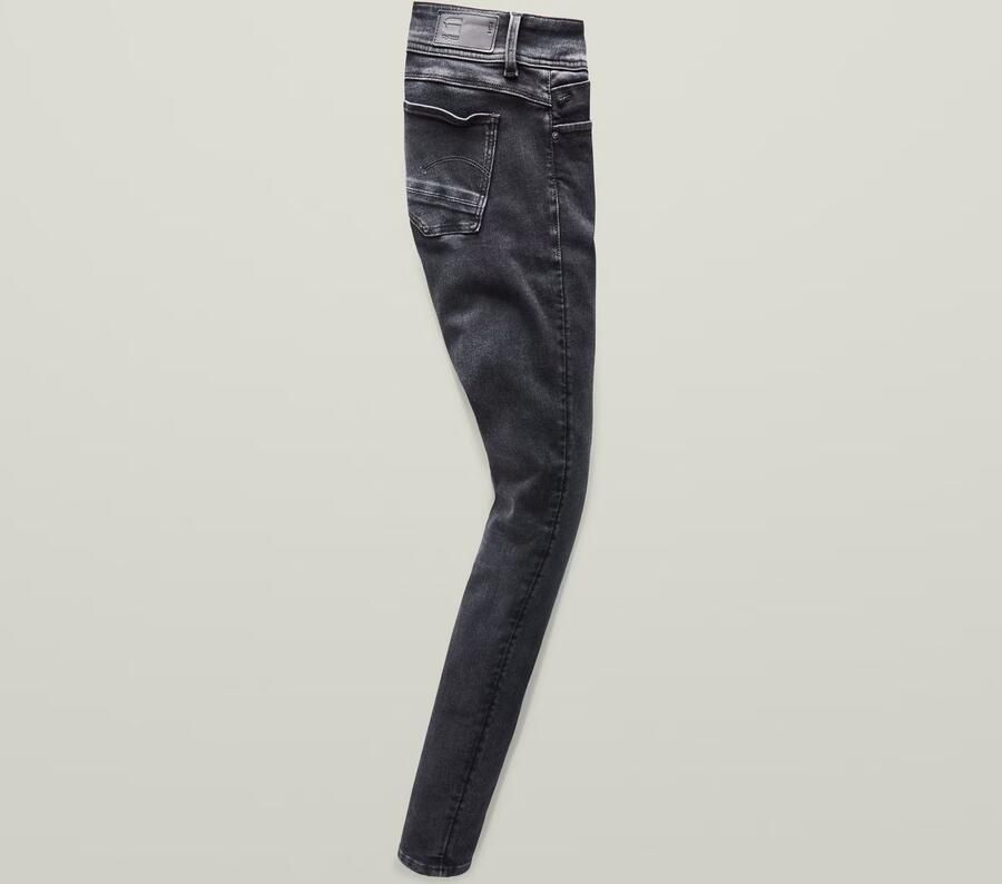 G-Star RAW Lynn Super Skinny Jeans Zwart Dames - Foto 9