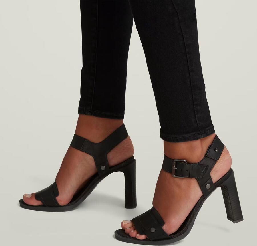 G-Star RAW Lynn Super Skinny Jeans Zwart Dames - Foto 7