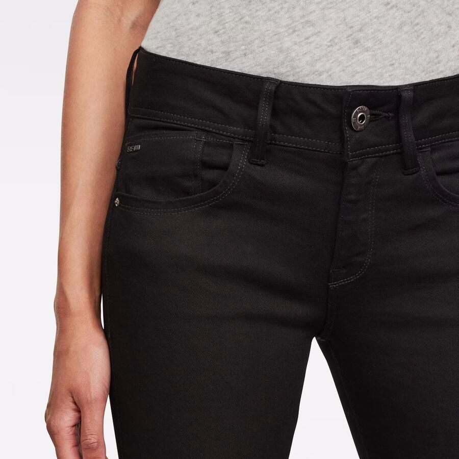 G-Star RAW Lynn Super Skinny Jeans Zwart Dames - Foto 2
