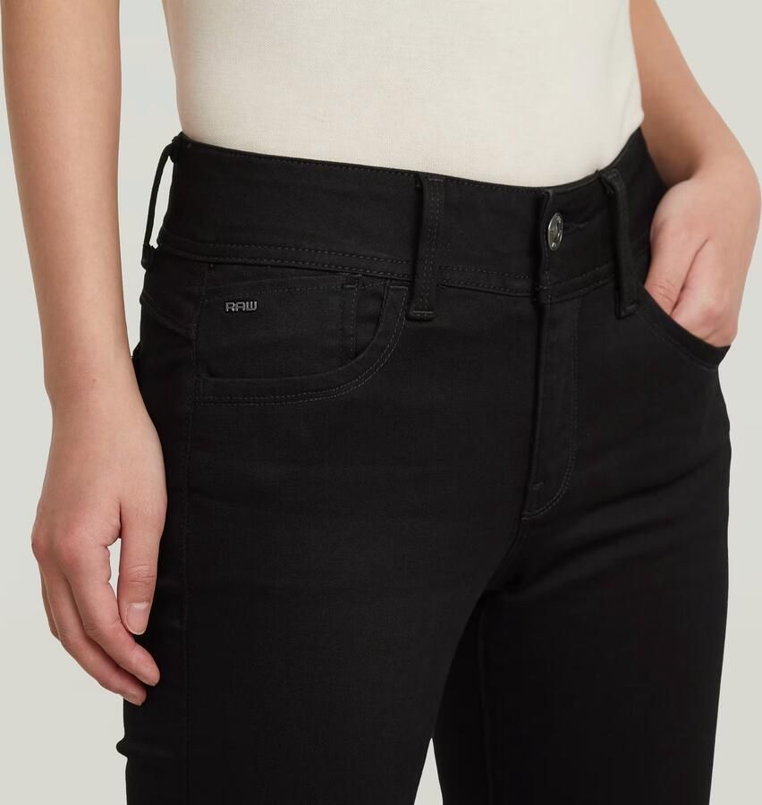 G-Star RAW Skinny fit jeans Lynn D-Mid Waist Super Skinny elegante variant van de klassieke 5-pocket jeans - Foto 4