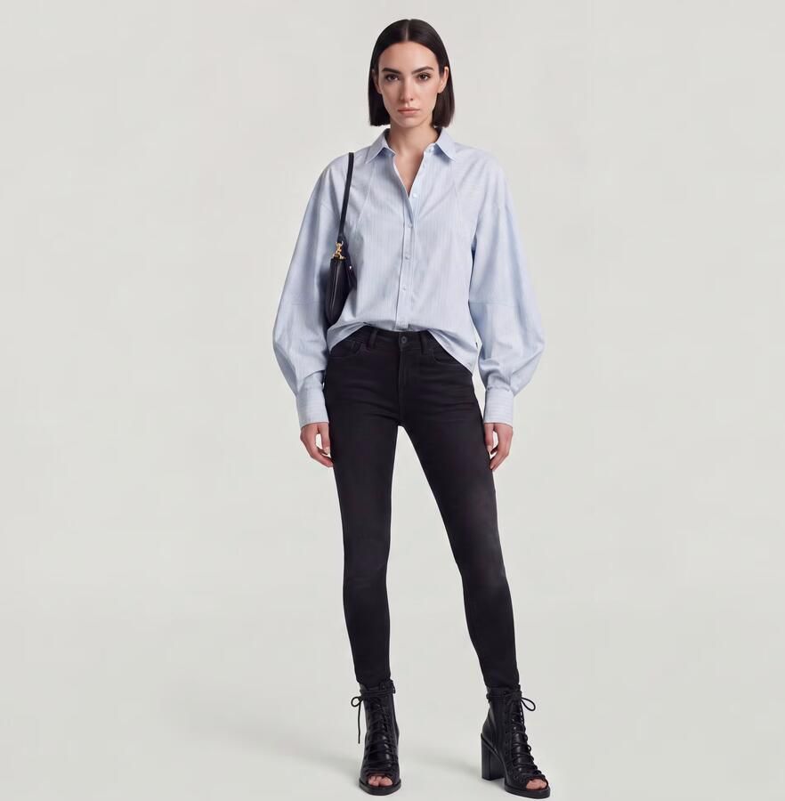 G-Star RAW Lynn Super Skinny Jeans Zwart Dames - Foto 4