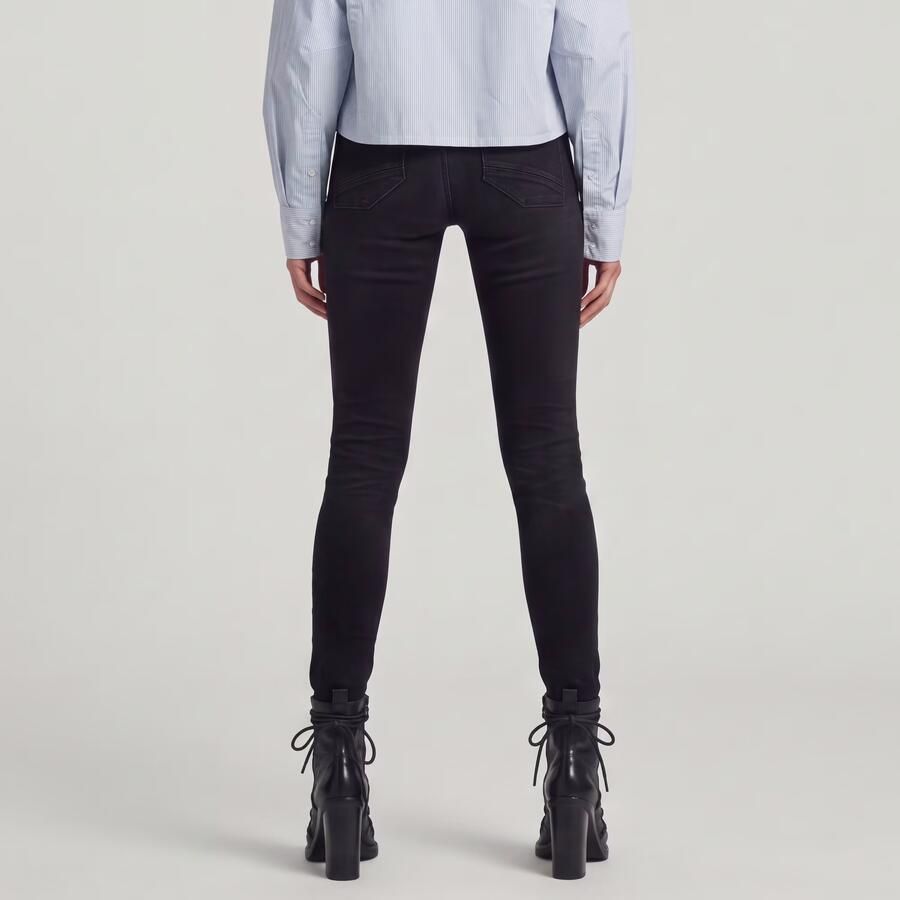 G-Star RAW Lynn Super Skinny Jeans Zwart Dames - Foto 3