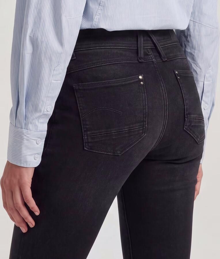 G-Star RAW Lynn Super Skinny Jeans Zwart Dames - Foto 6