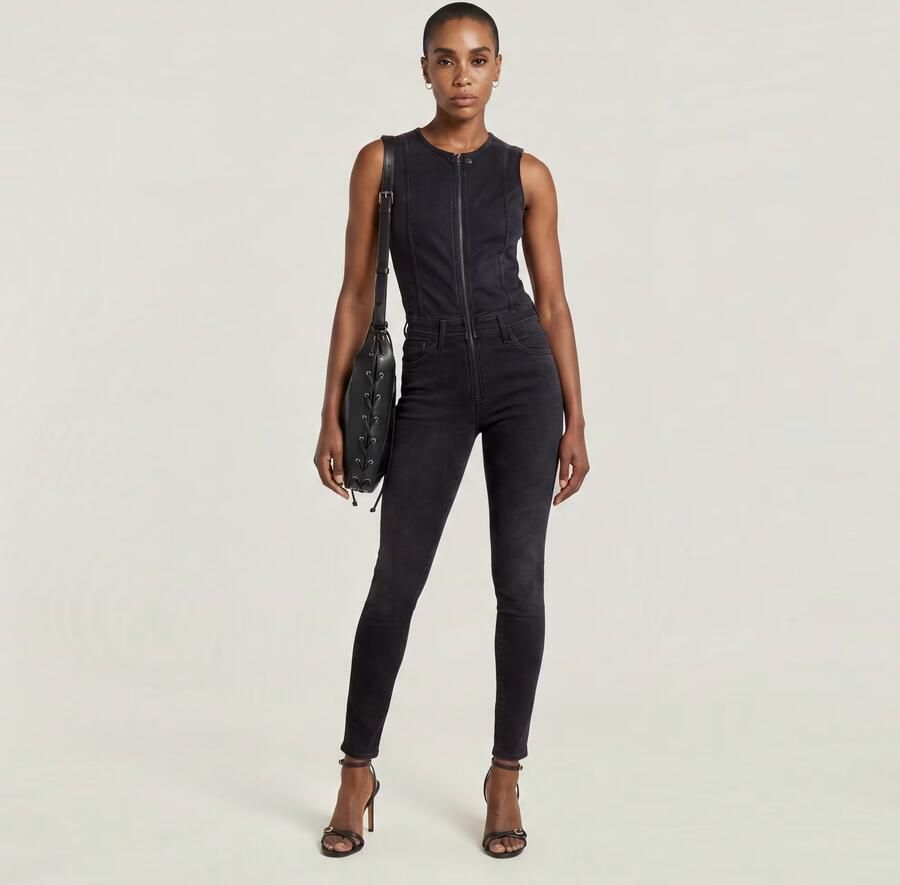 G-Star RAW Lynn Type 30 Jumpsuit Zwart Dames - Foto 4