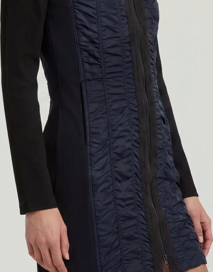 G-Star RAW MA-1 Slim Jurk Donkerblauw Dames - Foto 4