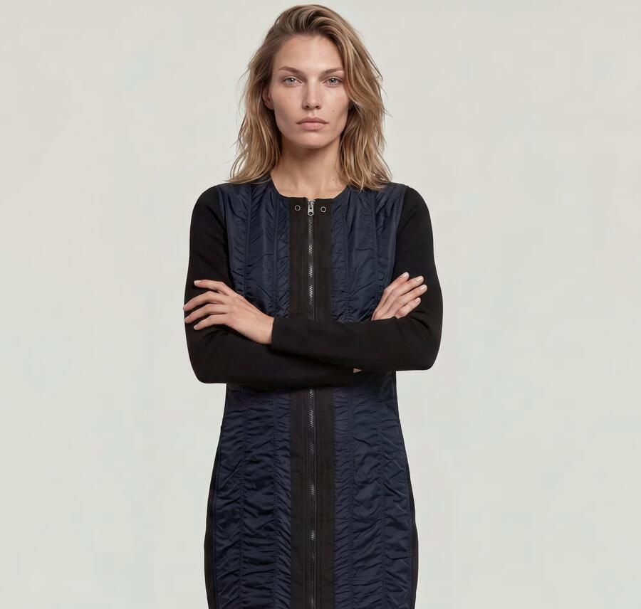 G-Star RAW MA-1 Slim Jurk Donkerblauw Dames - Foto 3