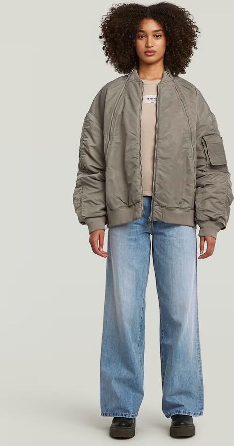 G-Star RAW Macro Balloon Bomberjack Wit Dames - Foto 5