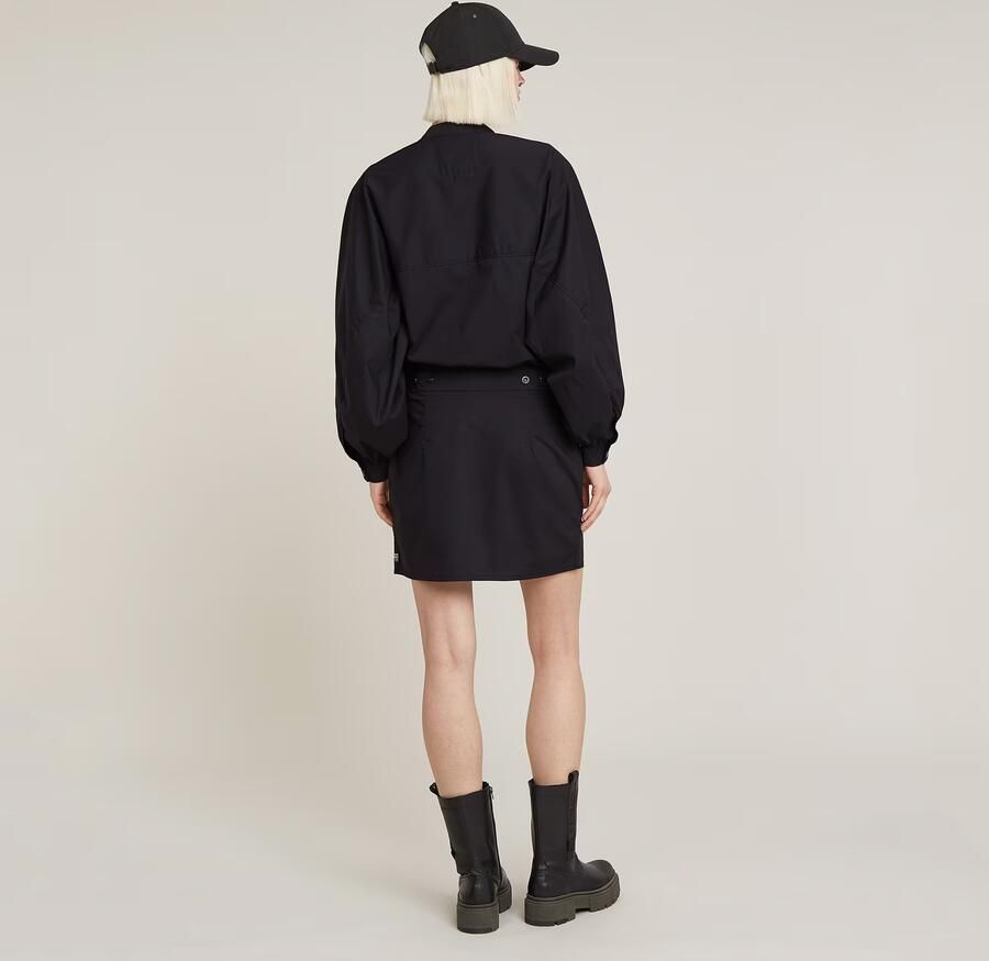 G-Star RAW Macro Balloon Jurk Zwart Dames - Foto 5