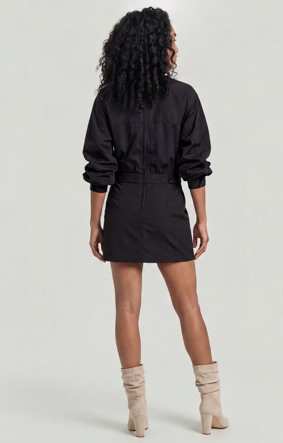 G-Star RAW Macro Balloon Jurk Zwart Dames - Foto 5